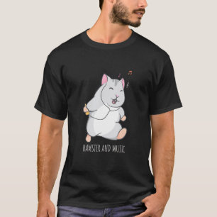 T-shirt Musicien De Rodent Du Maître Hamster