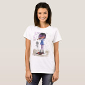 T-shirt musicien de rue petit violoniste (Devant entier)