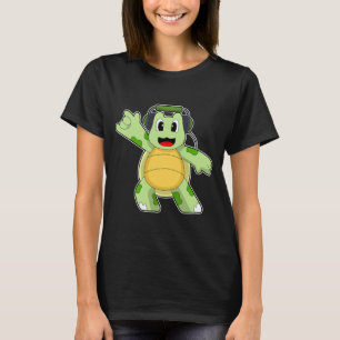 T-shirt Musicien de tortue musique casque