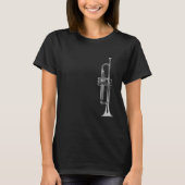 T-shirt Musicien de trompette (Devant)
