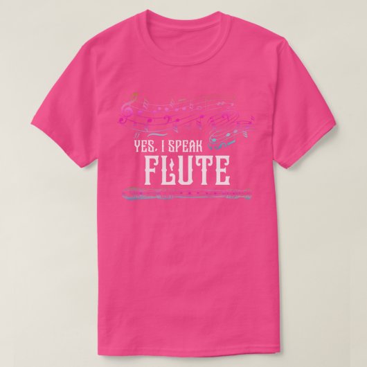 T-shirt Musicien Flûte (Design devant)