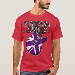 T-shirt Musicien guitariste Platinum Jubilee