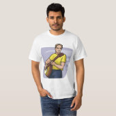 T-shirt musicien homme (Devant entier)