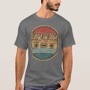 T-shirt Musicien Leons King Cassette Rétro Cercle Années 2