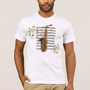 T-shirt musicien musicien SAXOPHONE