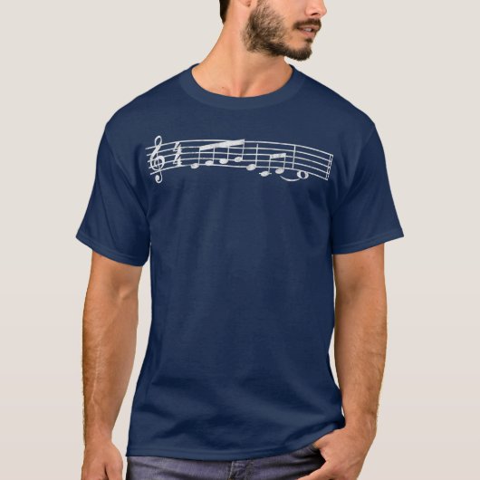 T-shirt Musicien Notes La Police Mozart Classique Musique (Devant)