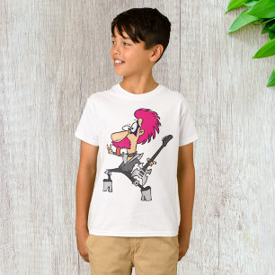 T-shirt Musicien Punk Crête Rose Star du Glam Rock des Ann