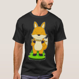 T-shirt Musicien Renard Musique Flûte