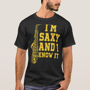 T-shirt Musicien saxophone Instrument de musique Jazz Band