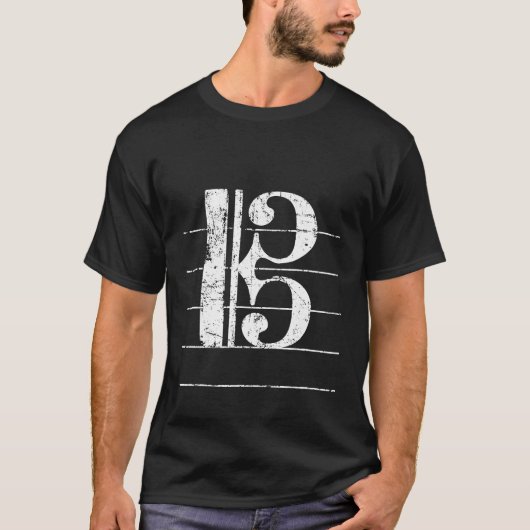 T-shirt Musicien Tenor Clef (Devant)