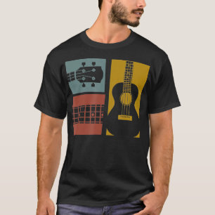 T-shirt Musicien vintage Ukulele Guitar Uke