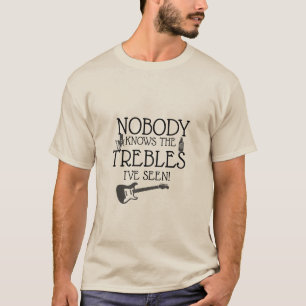 T-shirt Musiciens amusants Treble Joke Pun Teachers de m