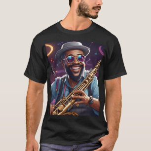T-shirt musiciens de jazz