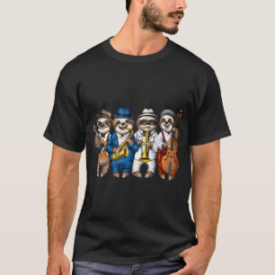 T-shirt Musiciens de jazz paresseux