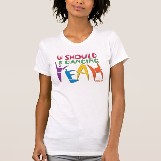 T-shirt MusicToon : U si B dansant ouais : Débardeur (Devant)