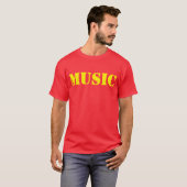 T-shirt Musique (Devant entier)