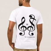 T-shirt Musique = $ (Dos)