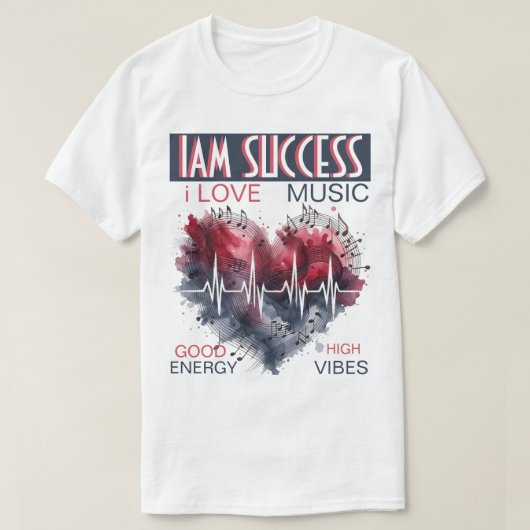 T-SHIRT MUSIQUE (Design devant)