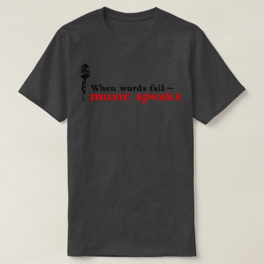 T-shirt Musique (Design devant)