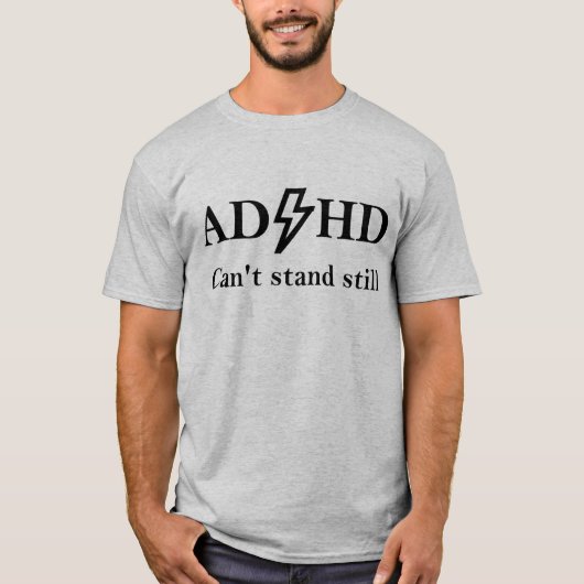T-shirt Musique ADHD et Rock. (Devant)