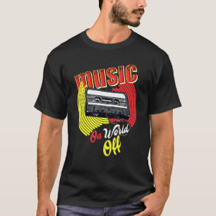 T-shirt Musique ancienne ghetto Blaster Style Vintage 2