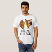 T-shirt Musique au fromage grillé (Devant entier)