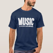 T-SHIRT MUSIQUE (BASSON) - OBSCURITÉ (Devant)