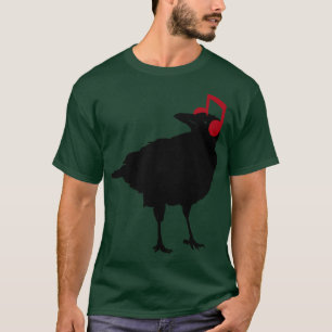T-shirt Musique Bird Crow Note musicale de Tobe Fonseca