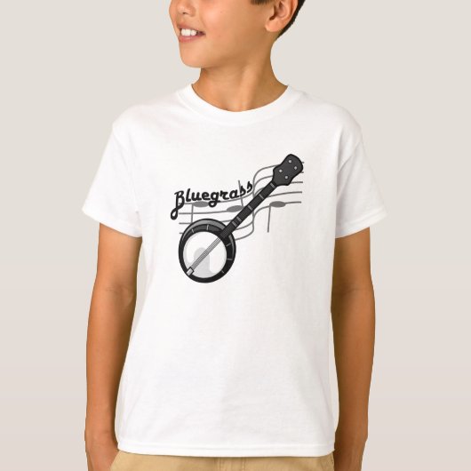 T-shirt Musique Bluegrass avec banjo (Devant)