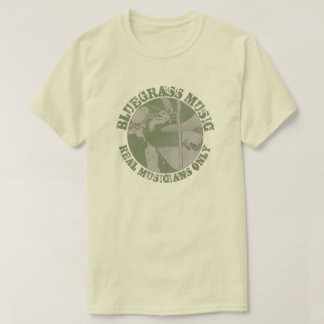 T-shirt Musique Bluegrass Musiciens réels seulement des jo
