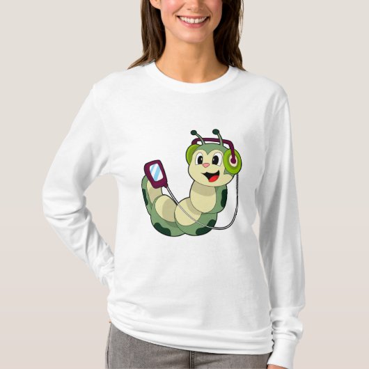 T-shirt Musique casque Caterpillar (Devant)