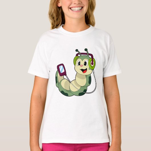 T-shirt Musique casque Caterpillar (Devant)