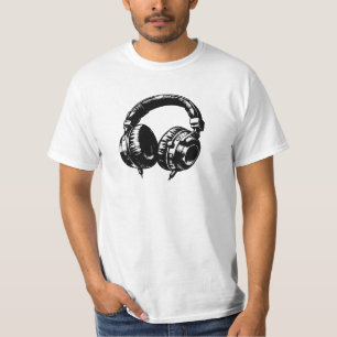 T-shirt Musique Casques DJ Anniversaire