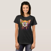 T-shirt Musique Chihuahua Dj Avec Casque Musical Chien (Devant entier)