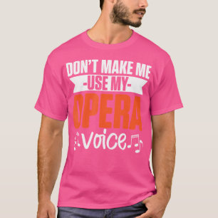 T-shirt Musique Chorale chorale chorale chanteur d'opéra