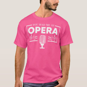 T-shirt Musique Chorale chorale chorale chanteur d'opéra
