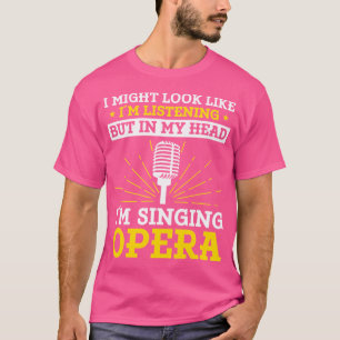 T-shirt Musique Chorale chorale chorale chanteur d'opéra