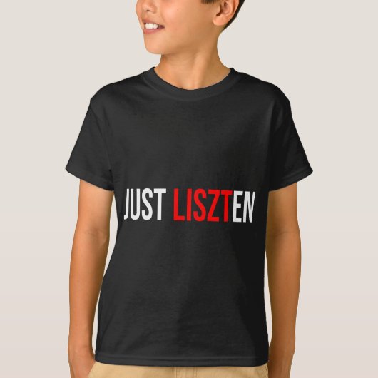 T-shirt Musique classique Franz Liszt Piano (Devant)