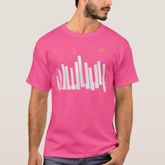 T-shirt Musique Classique Instrument Clavier De Piano Musi