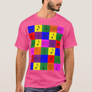 T-shirt Musique Colorée299