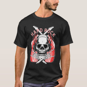 T-shirt Musique crâne Hard Rock – Rock & Roll audacieux