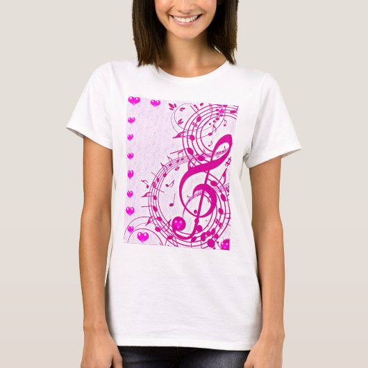 T-shirt Musique d'amour_ (Devant)