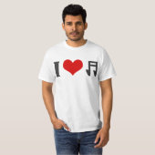 T-shirt Musique d'amour (Devant entier)