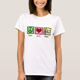 T-shirt Musique d'amour de paix