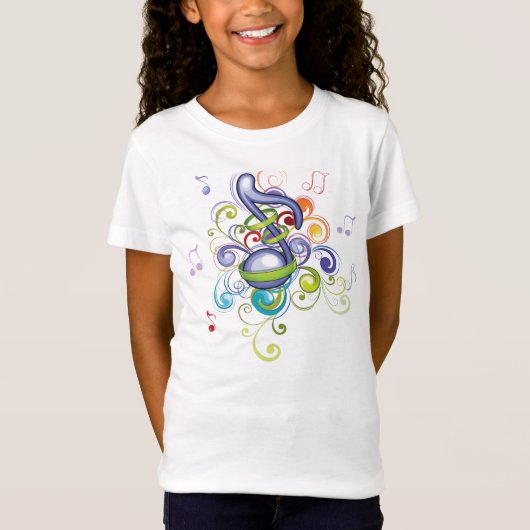 T-Shirt Musique dans le ciel (Devant)