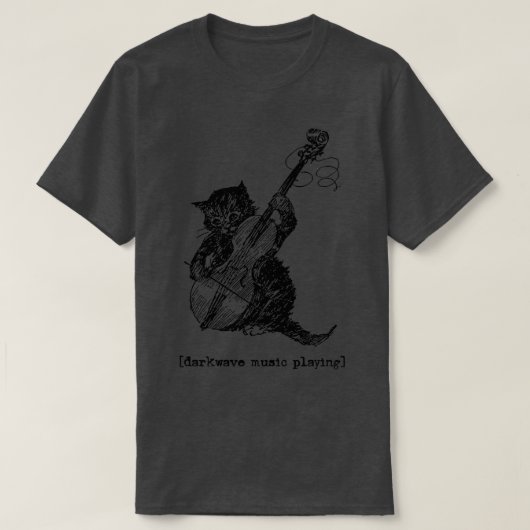T-shirt Musique Darkwave (Design devant)