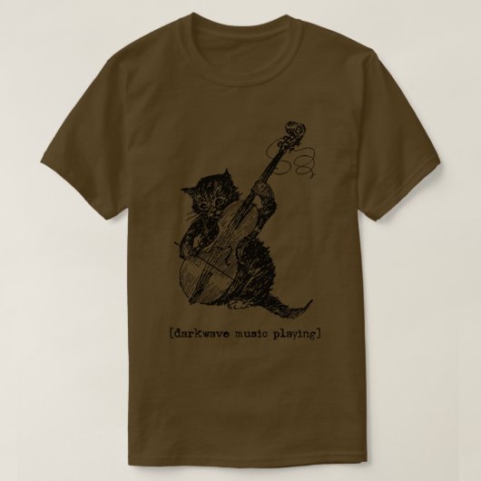 T-shirt Musique Darkwave (Design devant)