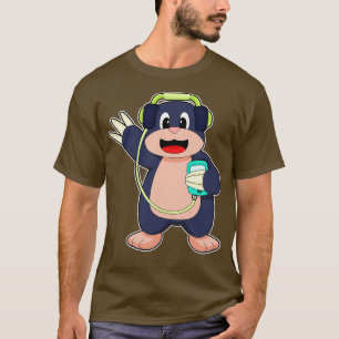 T-shirt Musique de casque Mole