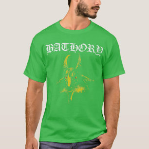 T-shirt Musique de chèvre jaune Bathory