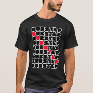 T-shirt Musique de Dubstep de types de filles de MUR de